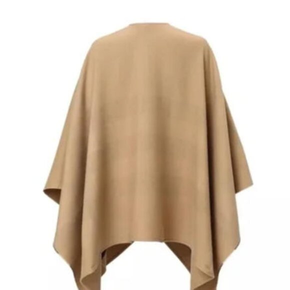 Burberry Reversible Check Wool Cape - Picture 6 of 6